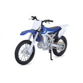 20-13021 Bburago Maisto - Yamaha YZ450F, blu e bianca - Scala 1:12
